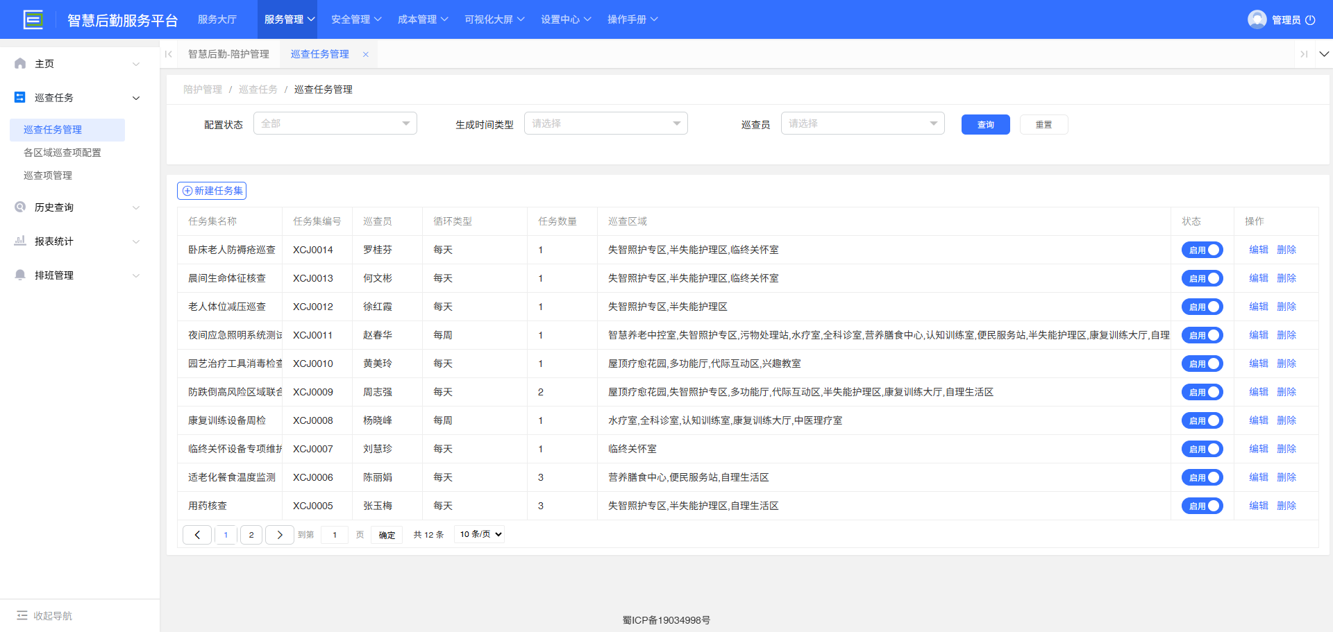 4-2-2-2：巡查主管界面图