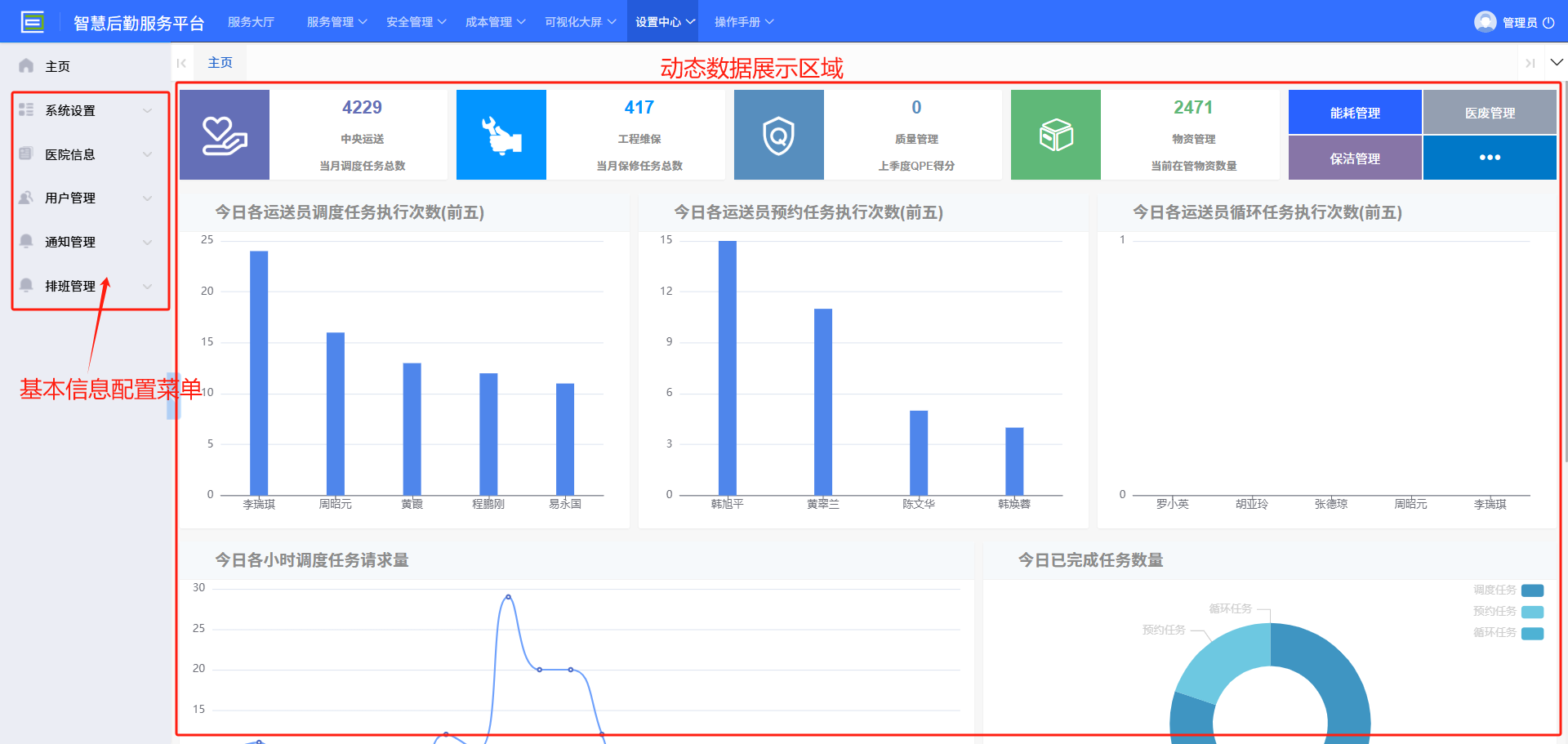 4-2-2：设置中心界面图