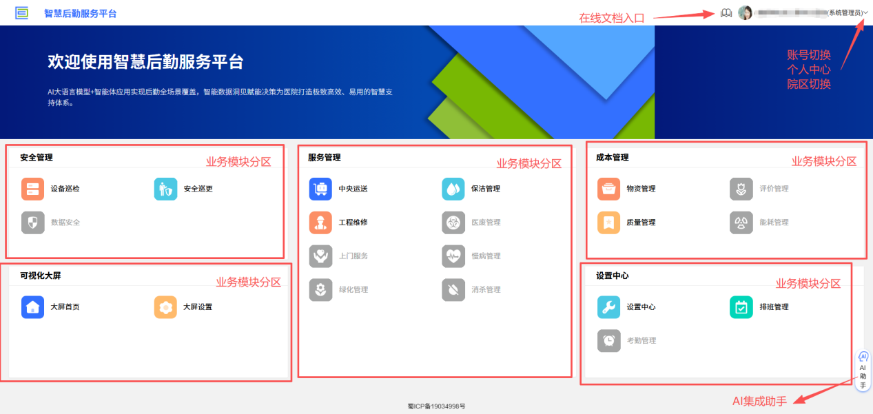 4-4:服务大厅界面图